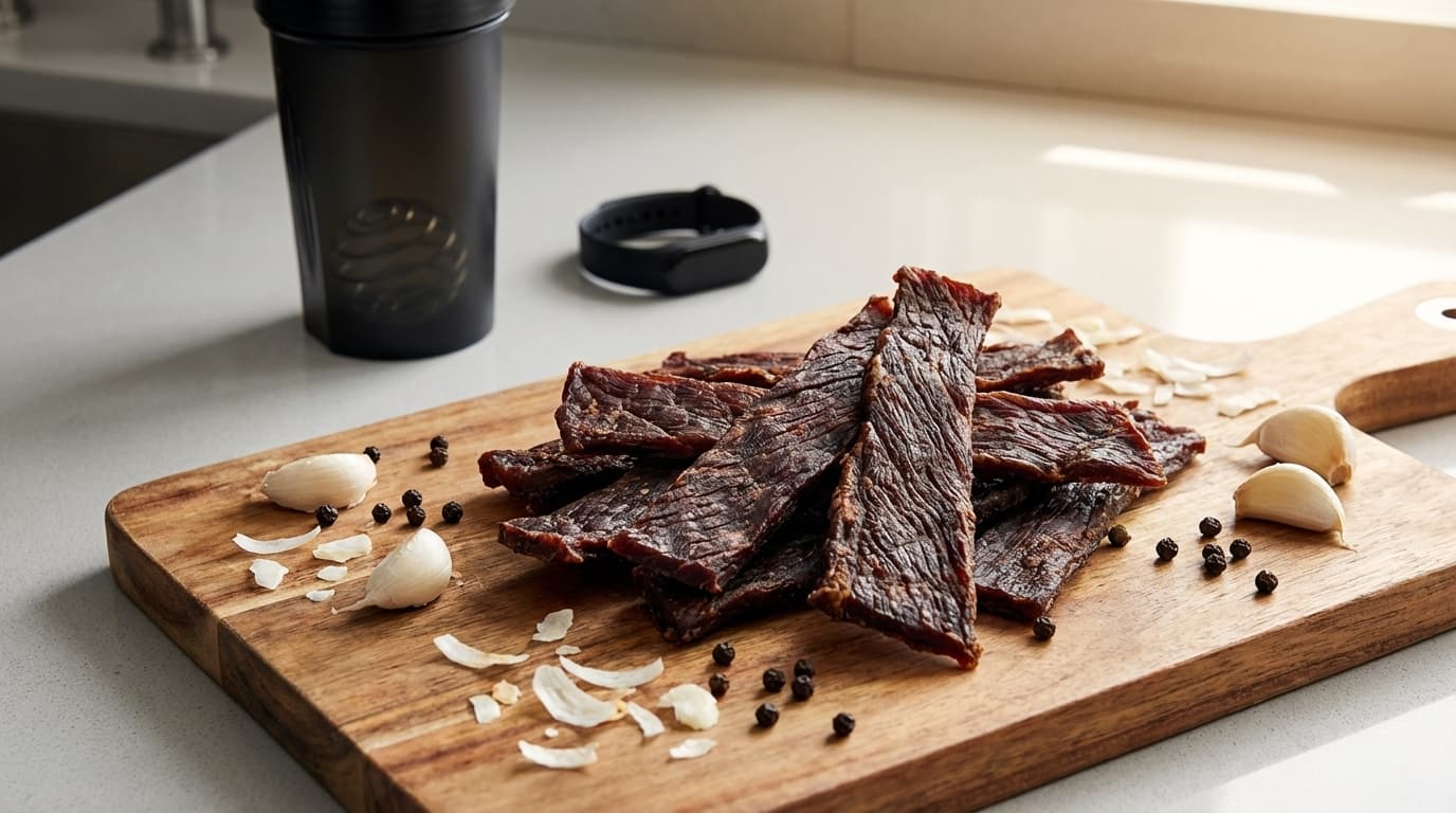 Beef jerky macros: what you're actually getting per 100g